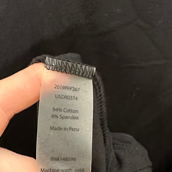 UNIVERSAL STANDARD Iconic Geneva V-Neck Midi Dress Black Sz 18/20 {3C43} - Picture 5 of 5